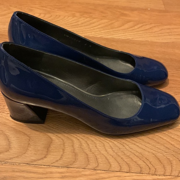 Leather block heels - Picture 2 of 2